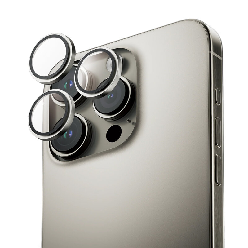 Folie iPhone 16 Pro ANANK AR Lens Guard, bej