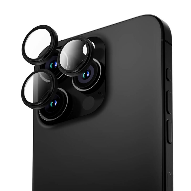 Folie iPhone 16 Pro ANANK AR Lens Guard, negru
