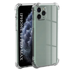 Husa iPhone 11 Pro Max Techsuit Shockproof Clear Silicone, transparenta