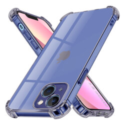 Husa iPhone 13 mini Techsuit Shockproof Clear Silicone, fumuriu