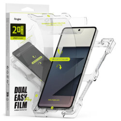[Pachet 2x] Folie Samsung Galaxy Z Flip7 Ringke Dual Easy Pro Film, transparenta