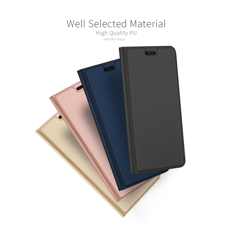 Husa Sony Xperia XZ2 Dux Ducis Flip Stand Book - Auriu