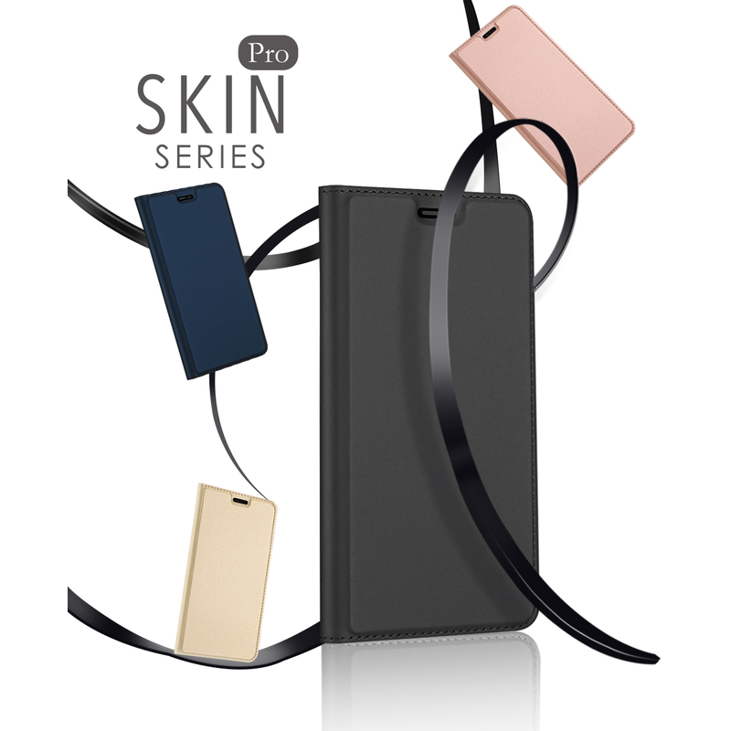 Husa Sony Xperia XZ2 Dux Ducis Flip Stand Book - Auriu