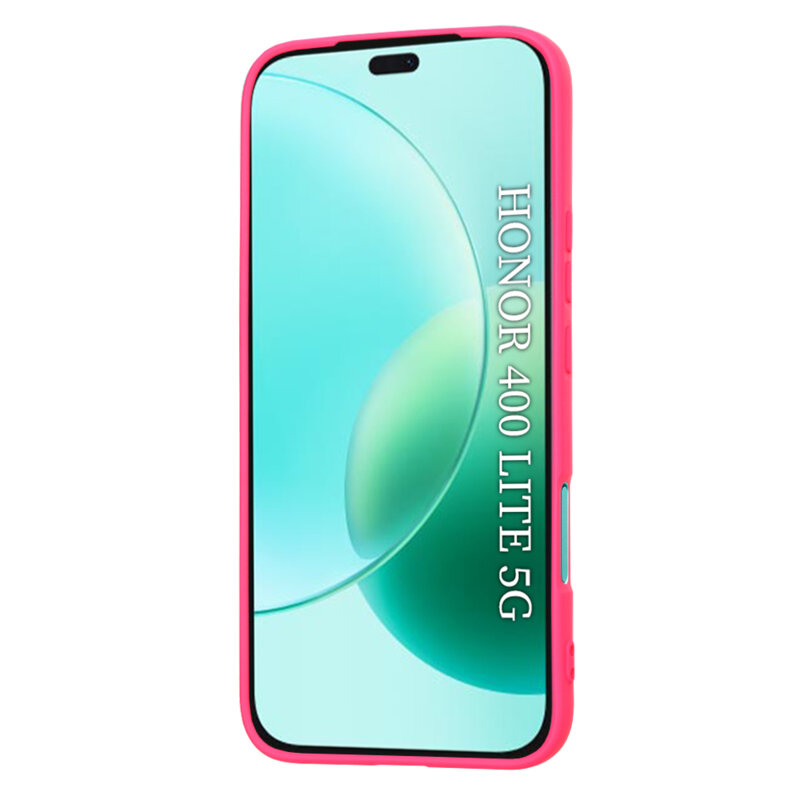 Husa silicon Honor 400 Lite Techsuit SoftFlex, fucsia
