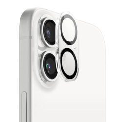 Folie iPhone 16 ANANK Camera Guard, negru/transparenta