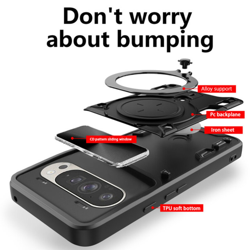 Husa Google Pixel 10 Pro Techsuit CamGuard Pro, rosu