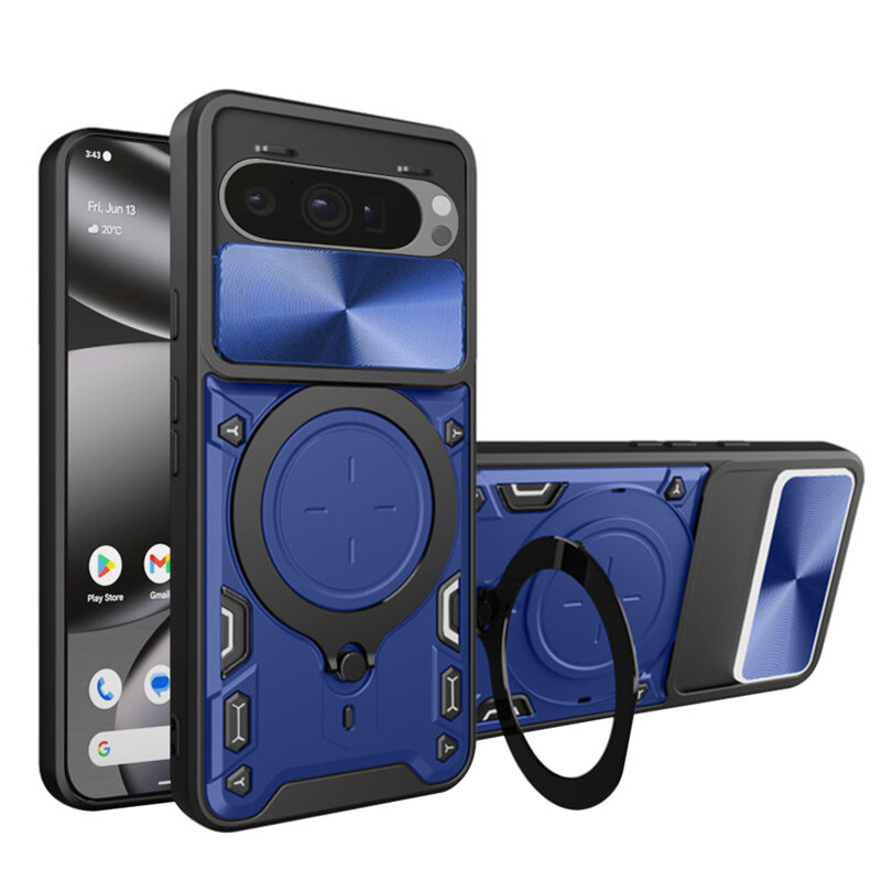 Husa Google Pixel 10 Pro XL Techsuit CamGuard Pro, albastru