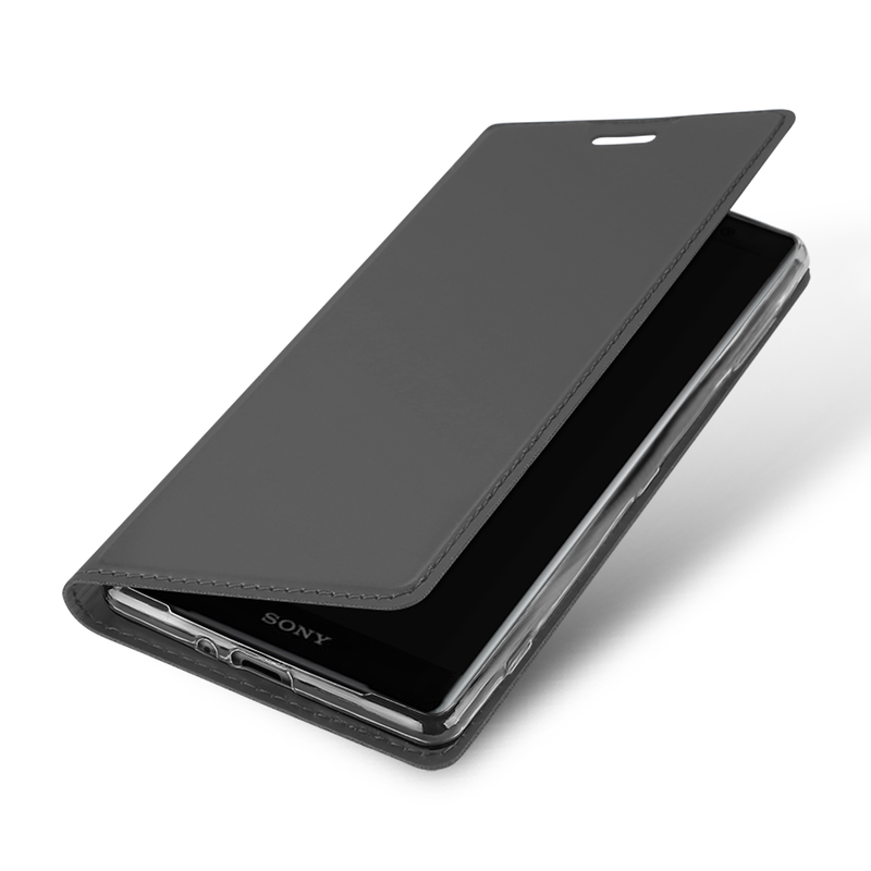Husa Sony Xperia XZ2 Compact Dux Ducis Flip Stand Book - Negru
