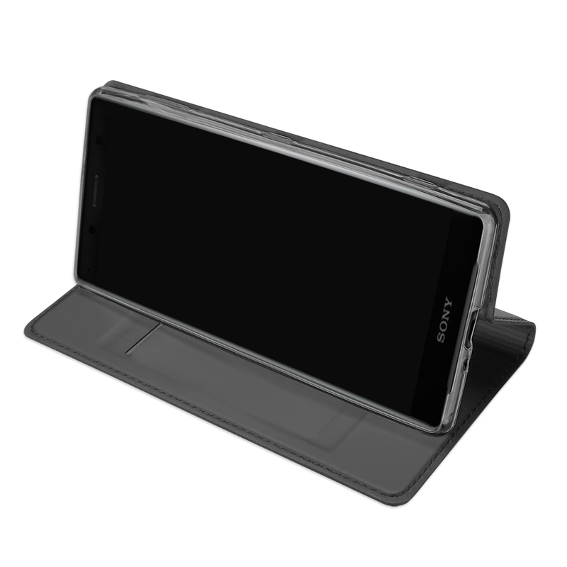 Husa Sony Xperia XZ2 Compact Dux Ducis Flip Stand Book - Negru