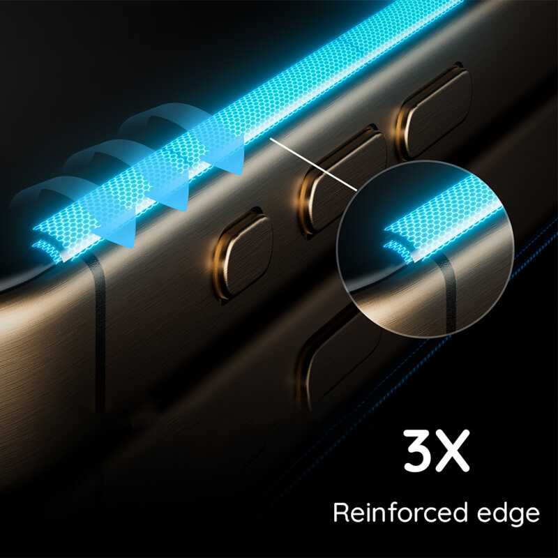 Folie sticla iPhone 14 ANANK 2.5D Reinforced Edge Screen Protector, negru