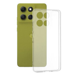 Husa Motorola Moto G86 Techsuit Clear Silicone, transparenta