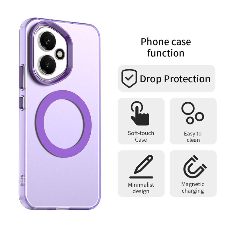 Husa Honor 400 Techsuit CandyCase MagSafe, mov