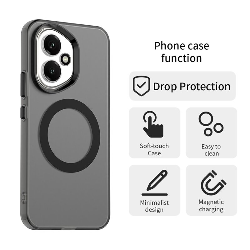 Husa Honor 400 Techsuit CandyCase MagSafe, negru