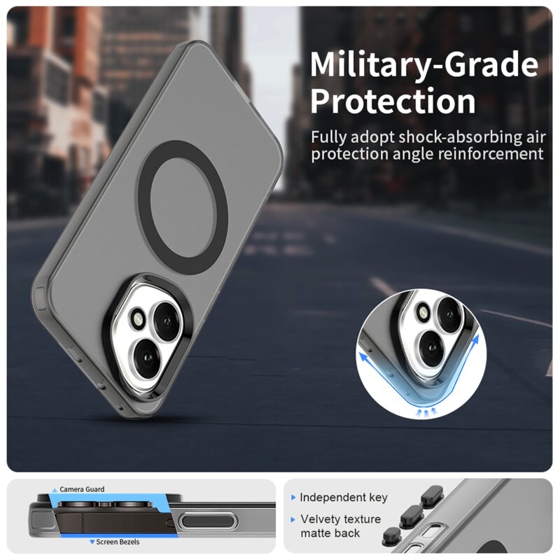 Husa Honor 400 Techsuit CandyCase MagSafe, negru