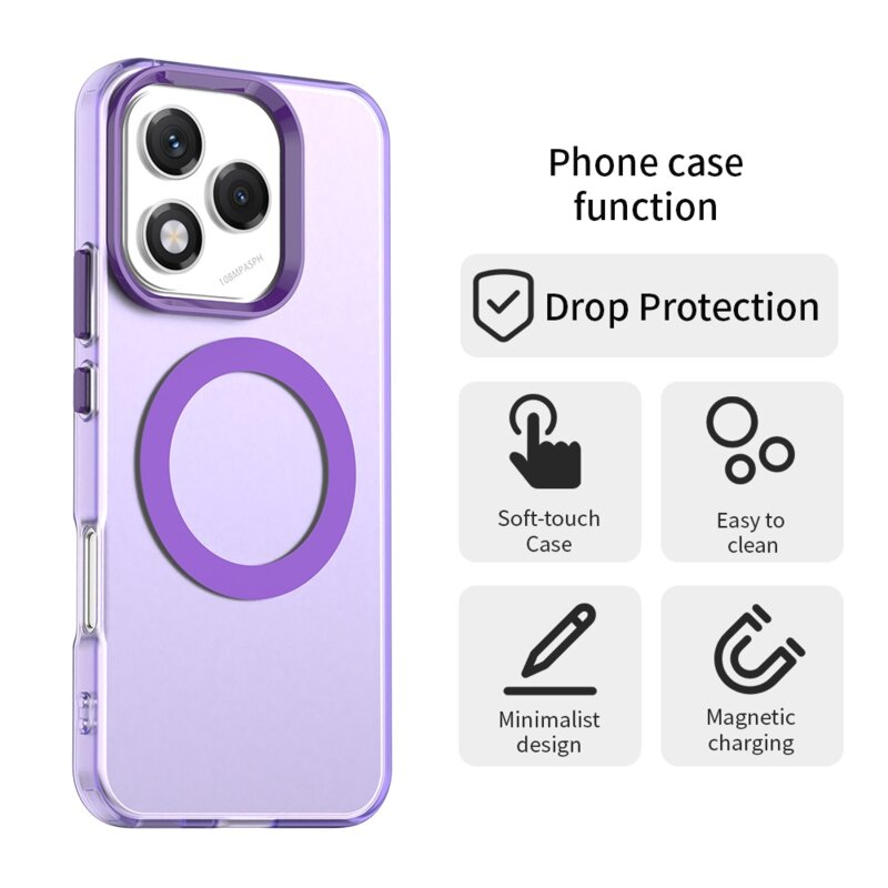 Husa Honor 400 Lite Techsuit CandyCase MagSafe, mov