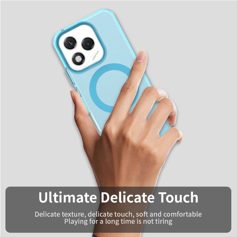 Husa Honor 400 Lite Techsuit CandyCase MagSafe, albastru