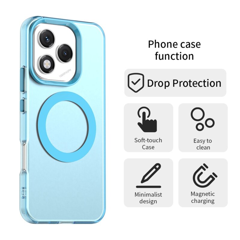 Husa Honor 400 Lite Techsuit CandyCase MagSafe, albastru