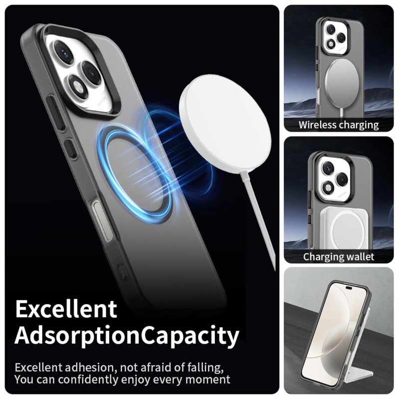 Husa Honor 400 Lite Techsuit CandyCase MagSafe, negru