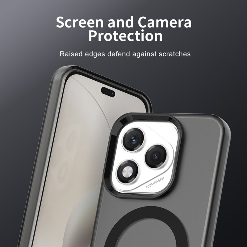 Husa Honor 400 Lite Techsuit CandyCase MagSafe, negru