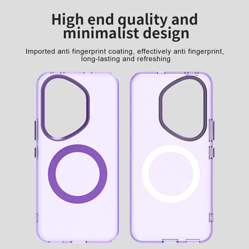 Husa Honor 400 Pro Techsuit CandyCase MagSafe, mov