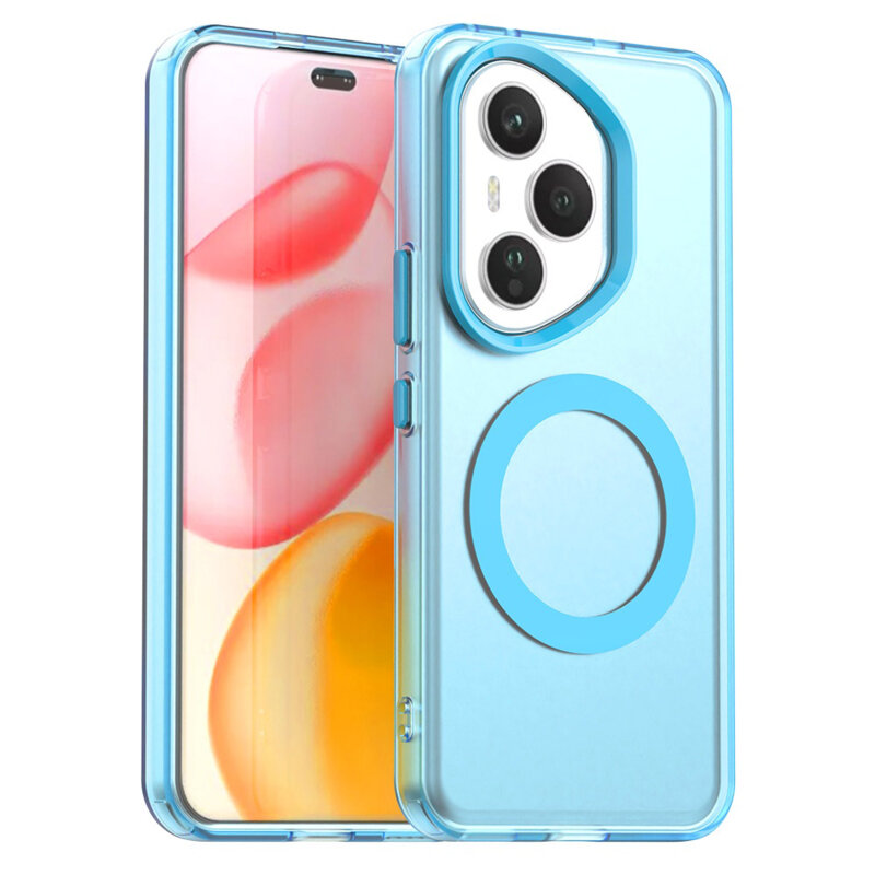 Husa Honor 400 Pro Techsuit CandyCase MagSafe, albastru