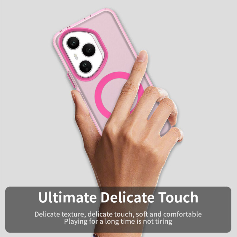 Husa Honor 400 Pro Techsuit CandyCase MagSafe, roz