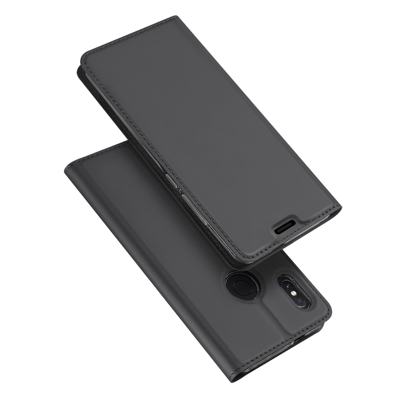 Husa Xiaomi Redmi Note 5 Pro Dux Ducis Flip Stand Book - Gri