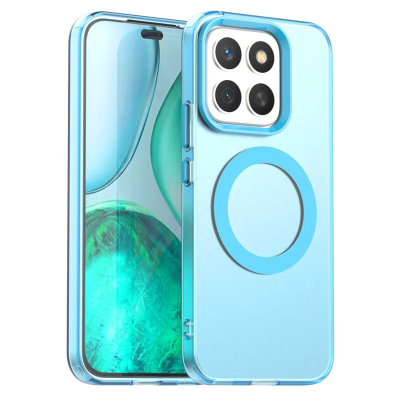 Husa Honor X8c Techsuit CandyCase MagSafe, albastru