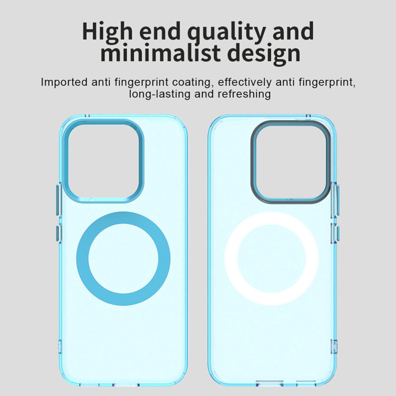 Husa Honor X8c Techsuit CandyCase MagSafe, albastru