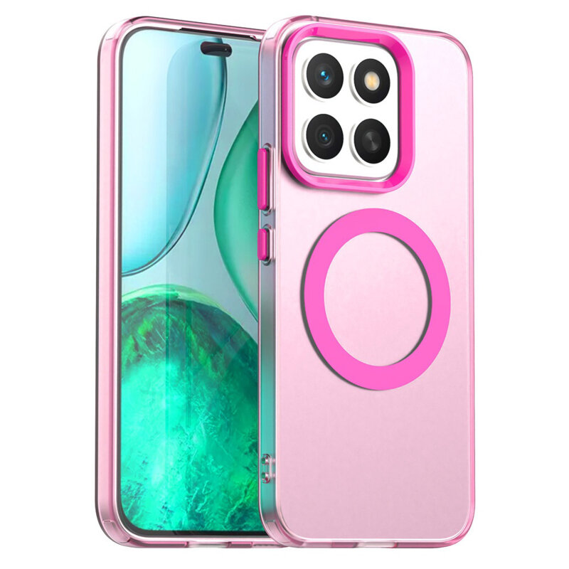 Husa Honor X8c Techsuit CandyCase MagSafe, roz