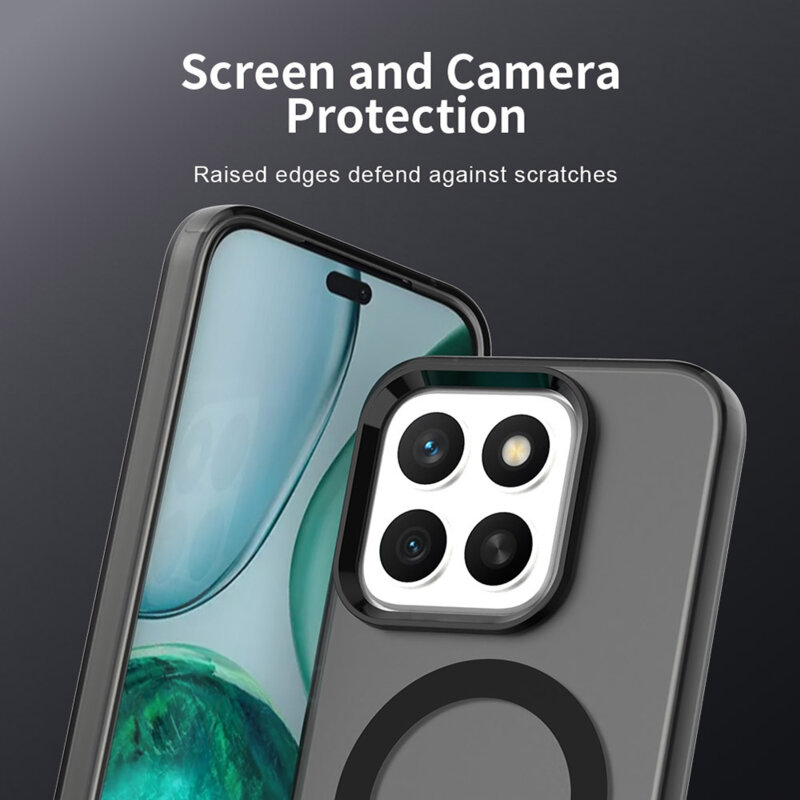 Husa Honor X8c Techsuit CandyCase MagSafe, negru