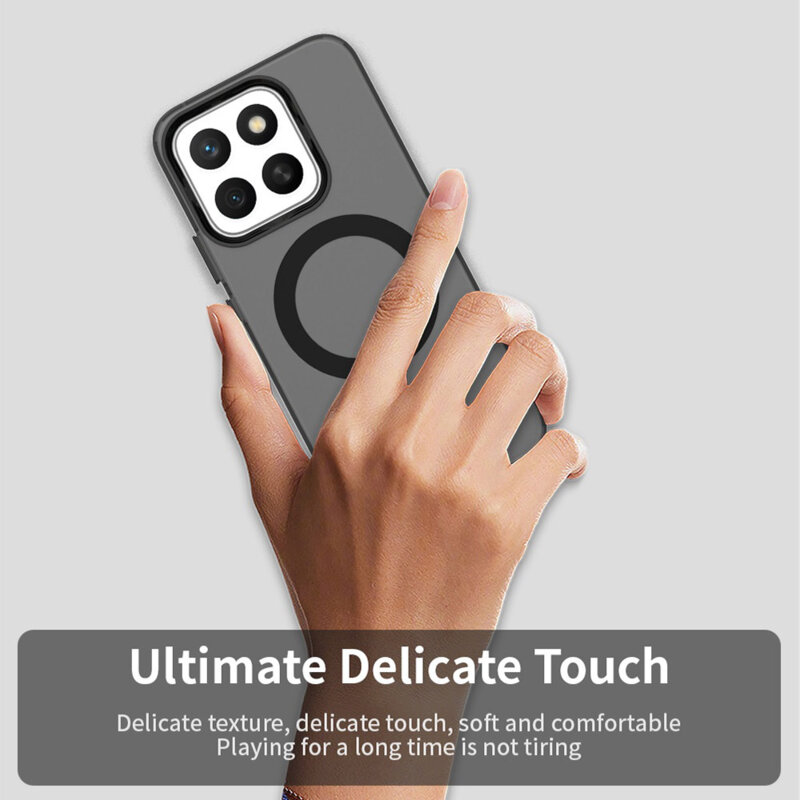 Husa Honor X8c Techsuit CandyCase MagSafe, negru