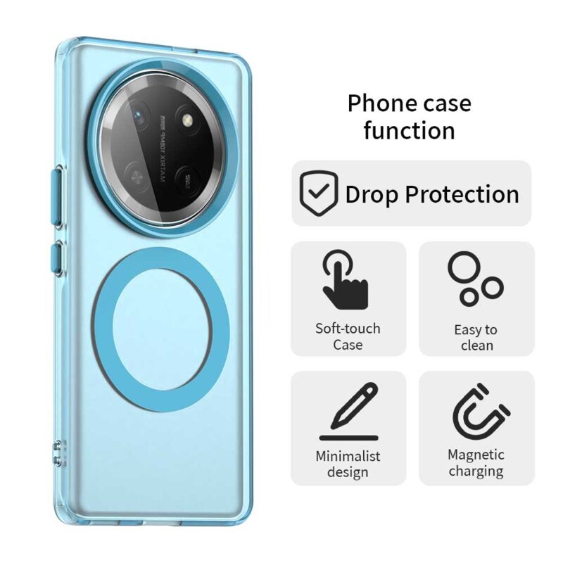 Husa Honor X9c Techsuit CandyCase MagSafe, albastru