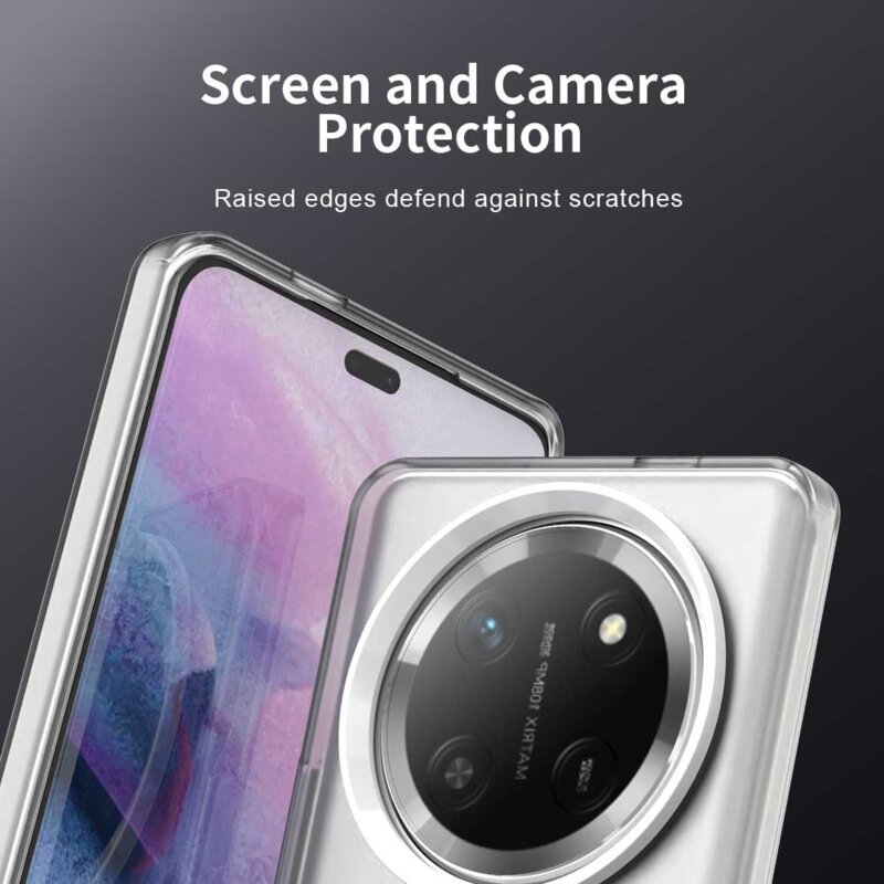 Husa Honor X9c Techsuit CandyCase MagSafe, alb