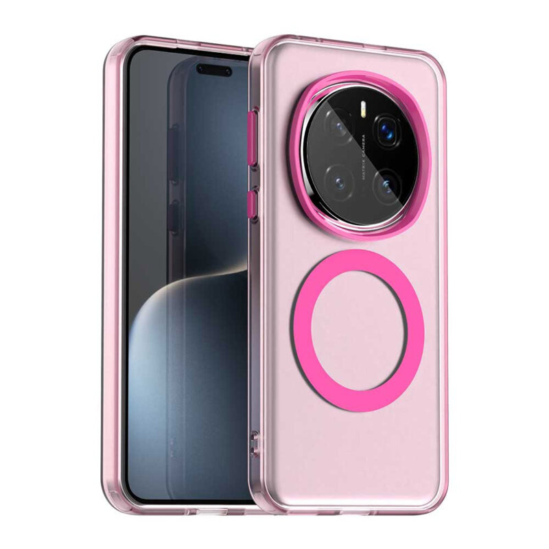 Husa Honor Magic7 Pro Techsuit CandyCase MagSafe, roz