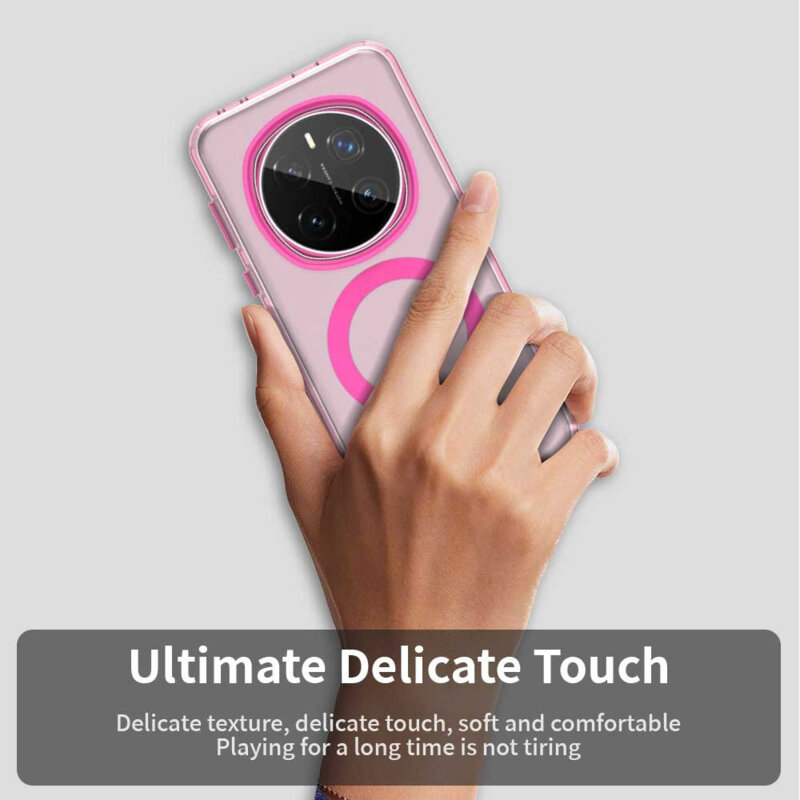 Husa Honor Magic7 Pro Techsuit CandyCase MagSafe, roz