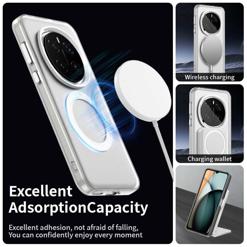 Husa Honor Magic7 Pro Techsuit CandyCase MagSafe, alb