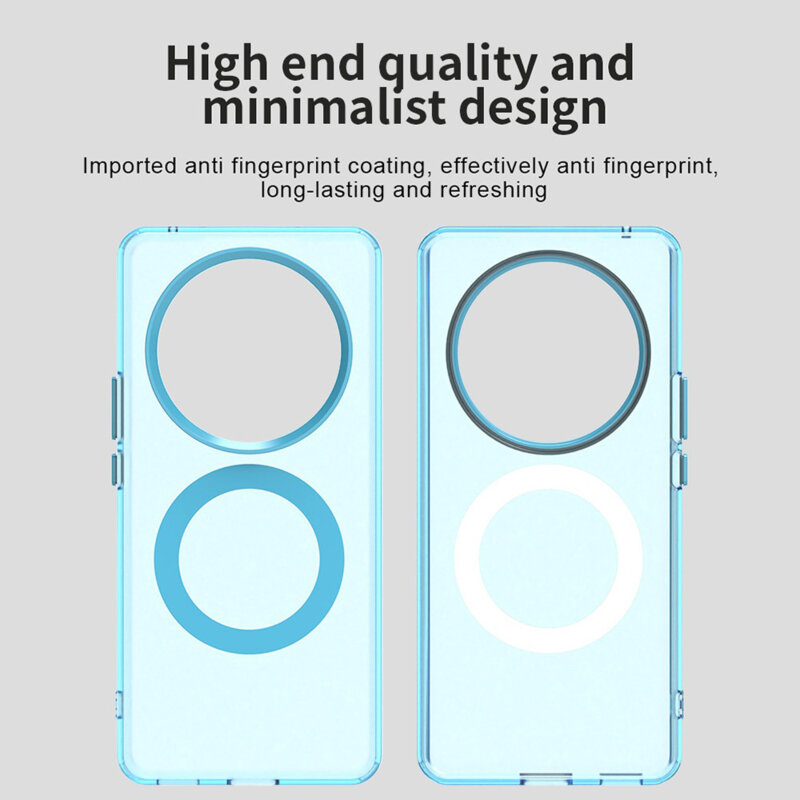 Husa Honor Magic6 Lite Techsuit CandyCase MagSafe, albastru