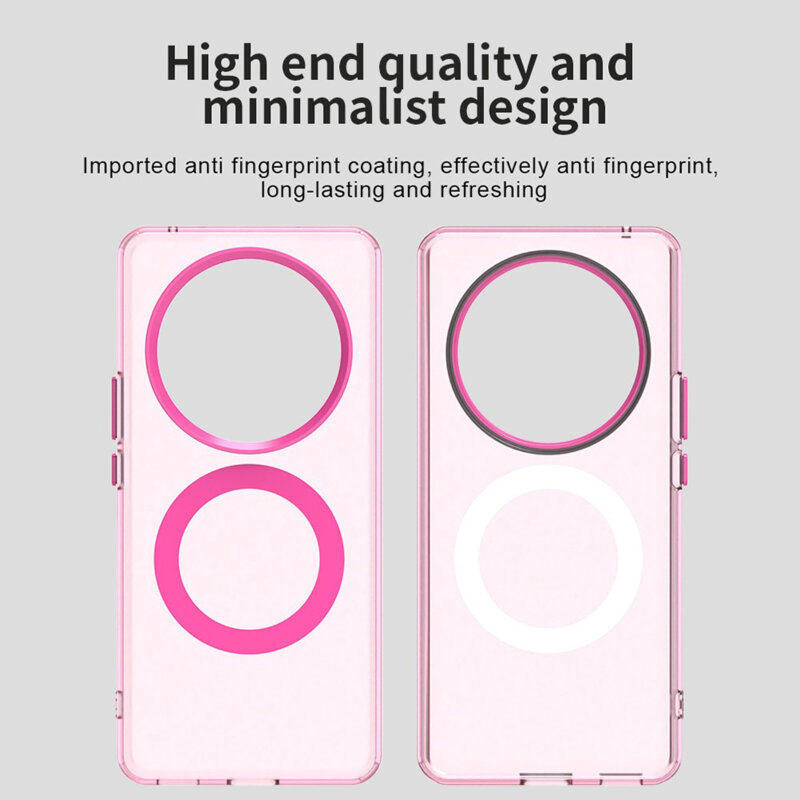 Husa Honor Magic6 Lite Techsuit CandyCase MagSafe, roz