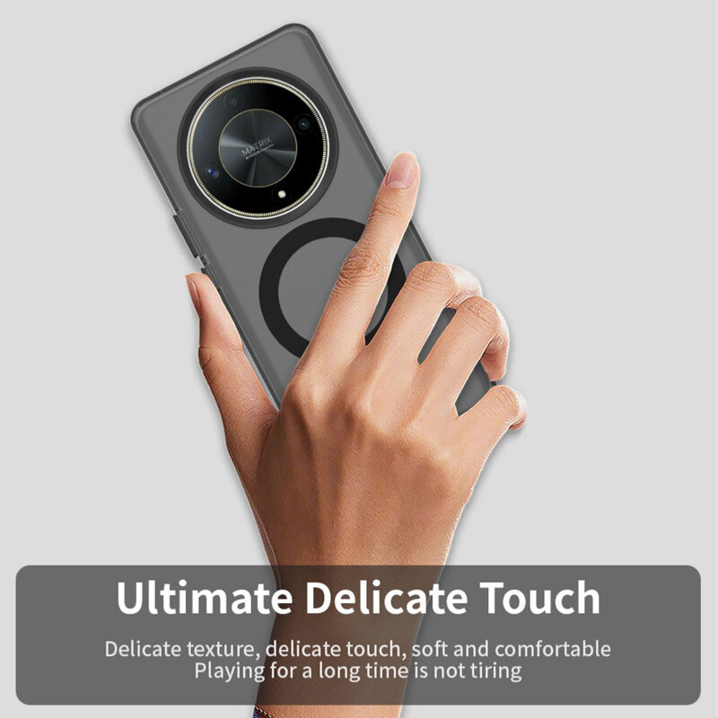 Husa Honor Magic6 Lite Techsuit CandyCase MagSafe, negru