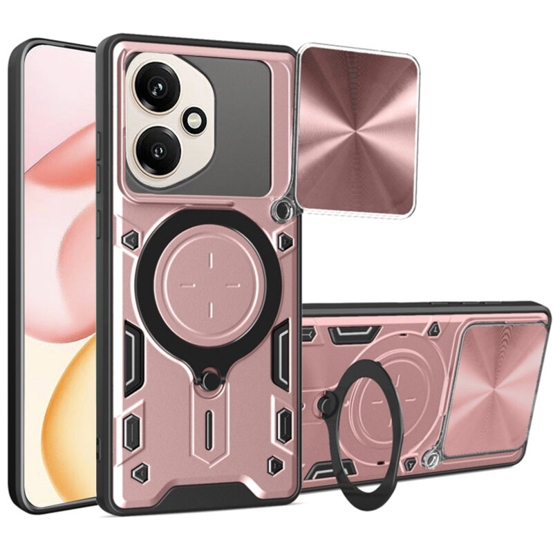 Husa Honor 400 Techsuit CamGuard Pro, roz auriu