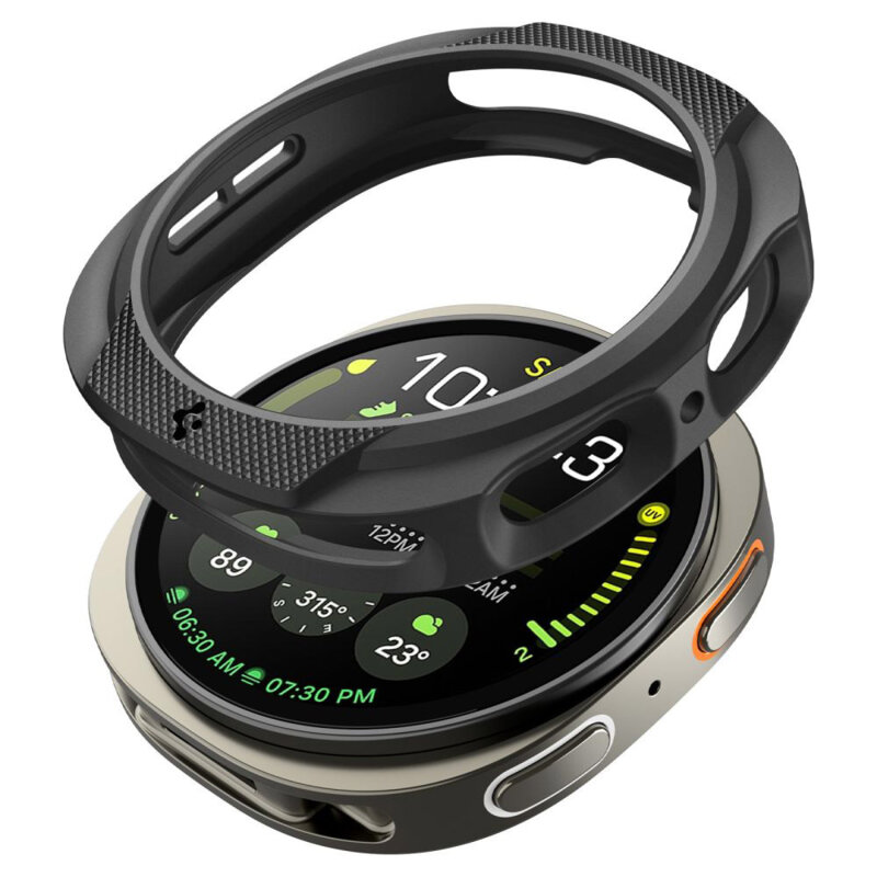 Husa Samsung Galaxy Watch8 44mm Spigen Liquid Air, negru