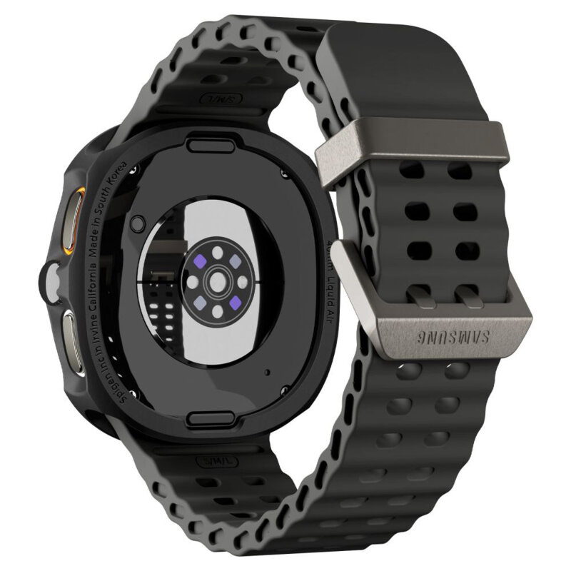 Husa Samsung Galaxy Watch8 44mm Spigen Liquid Air, negru