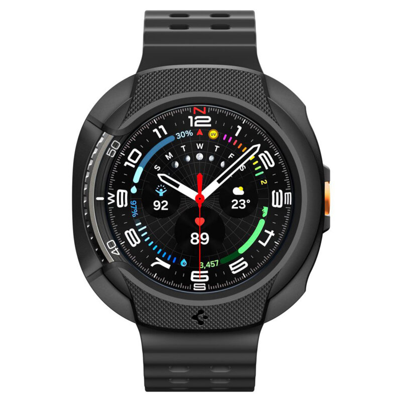 Husa Samsung Galaxy Watch8 Classic Spigen Liquid Air, negru