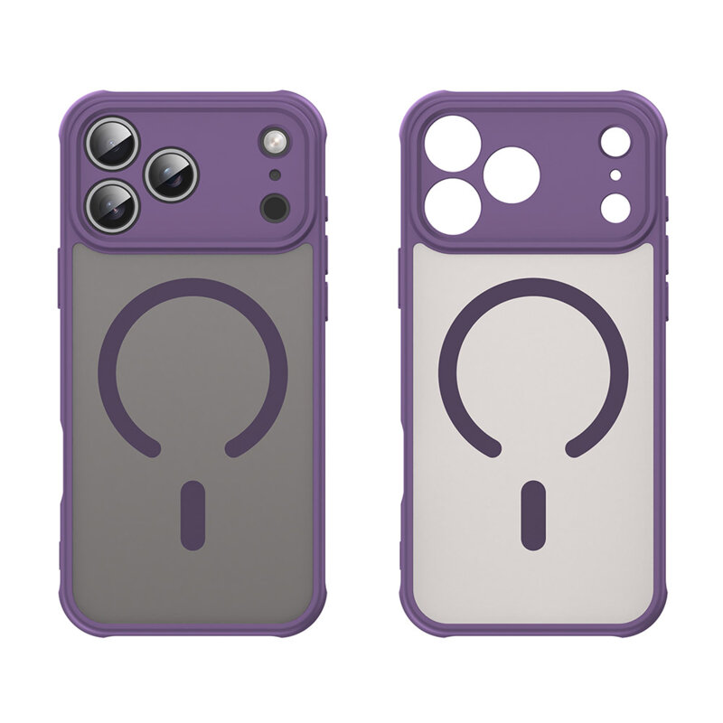 Husa iPhone 17 Pro Max Techsuit HaloFrost II MagSafe, mov