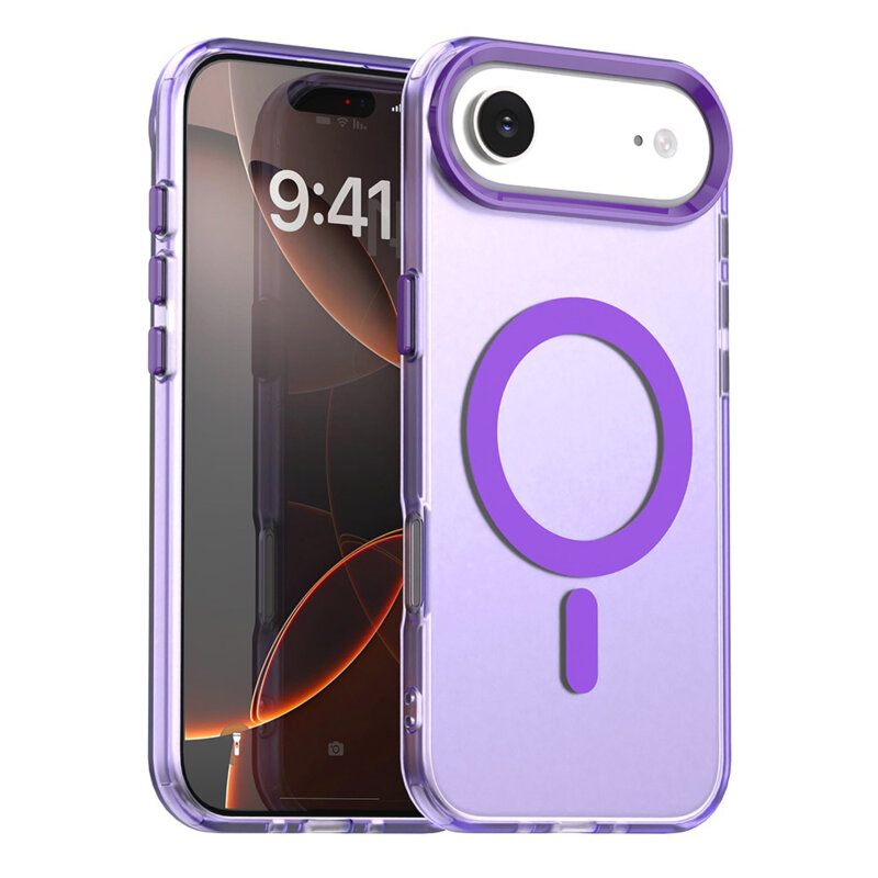 Husa iPhone 17 Air Techsuit CandyCase MagSafe, mov