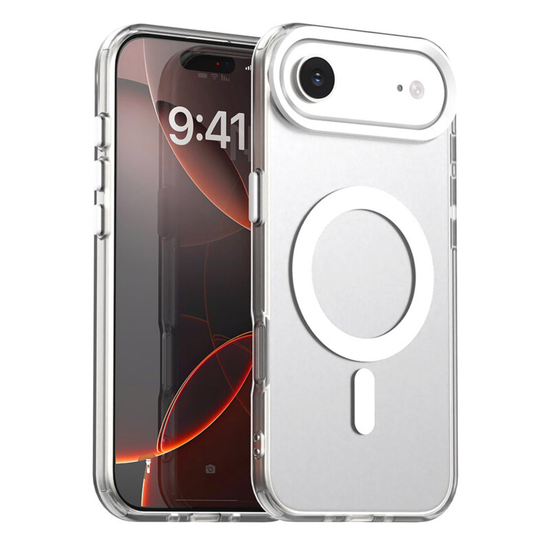 Husa iPhone 17 Air Techsuit CandyCase MagSafe, alb