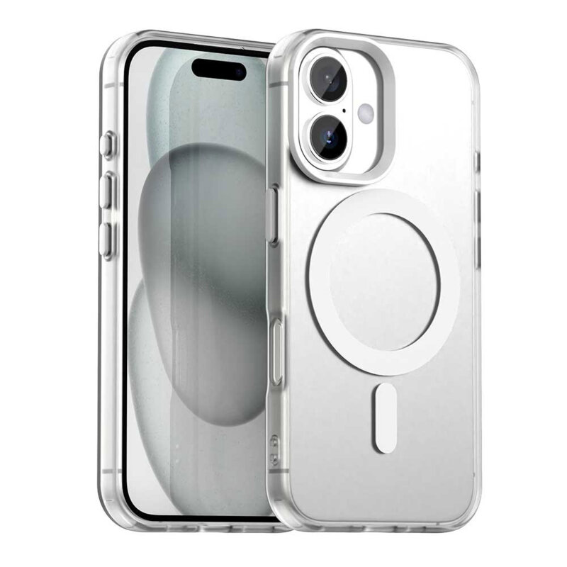 Husa iPhone 17 Techsuit CandyCase MagSafe, alb