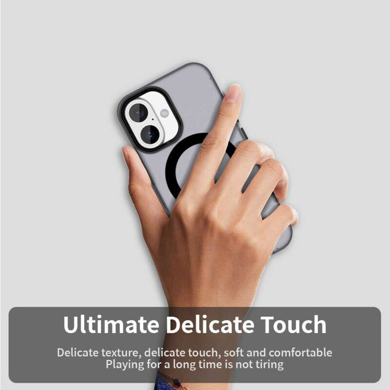 Husa iPhone 17 Techsuit CandyCase MagSafe, negru