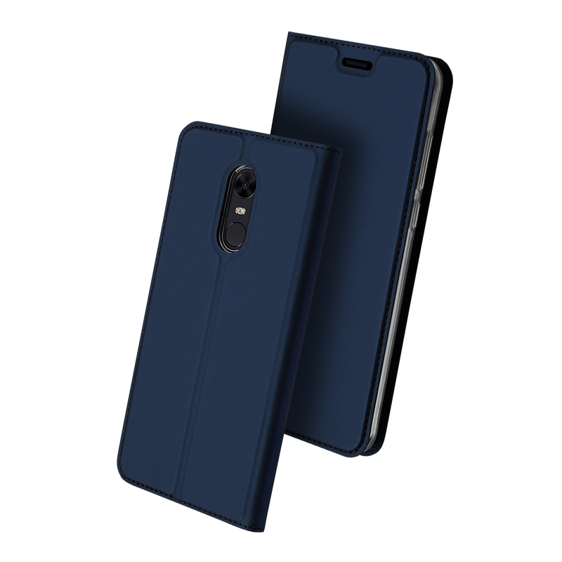 Husa Xiaomi Redmi Note 5 Dux Ducis Flip Stand Book - Albastru